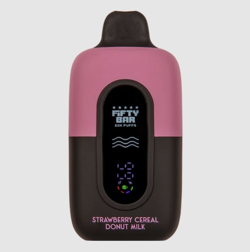 Strawberry Cereal Donut Milk Fifty Bar